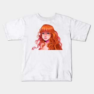 Red Girl Kids T-Shirt